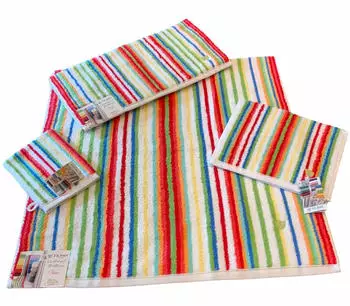 ROSS Saunatuch Multicolor 80x200cm rot (36323358-0)