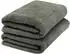 ZOLLNER Saunahandtuch 2er-Set, Baumwolle, taupe, 70x200cm, 420g/m²