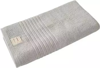 Dyckhoff Nature Badetuch 100% Baumwolle, silber, 70x200cm (06501_42_106)