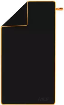 NILS Extreme NCR12 Mikrofaserhandtuch schwarz-orange 180x100cm (15-06-011)