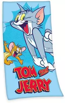 Herding Tom und Jerry Velourstuch 75x150cm