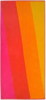 Dyckhoff Sunset Strandtuch Frottiervelours, Baumwolle, grenadine, 80x180cm (45079716-0)