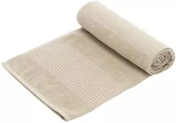 Vossen Shallow Hamamtuch Waffelpiqu&eacute;, Baumwolle, tibet, 67x180cm