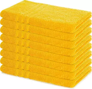 Lavea Handtuch Set Elena (8-St) 50x100 cm Rapsgelb