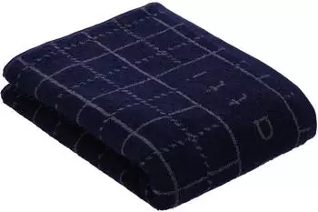 Bugatti Perezzi Duschtuch Walkfrottier, marineblau, 67x140cm (60691313-0)