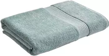 Christy Supreme Hygro Badetuch mineral blau, 100% Baumwolle, 650g/m&sup2;, 90x165cm (91667537-0)