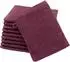 ZOLLNER Waschlappen 10er-Set 16x21cm, 100% Baumwolle, brombeer (00000064-553)