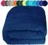 Lashuma London Saunahandtuch Frottee marineblau, 80x220cm