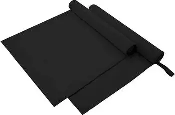 vidaXL Sporthandt&uuml;cher 2er-Set schwarz 180x90cm (42011460)