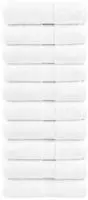 vidaXL Premium G&auml;stet&uuml;cher SOLUND 10 Stk. Wei&szlig; 30x50 cm 600 g/m&sup2;