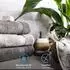 Komfortec Badetücher 4er-Set 70x140cm, 100% Baumwolle, anthrazit/silber (4er-70x140-anthrazit-silber)