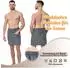 ZOLLNER Saunakilt Waffelpiqué, 100% Baumwolle, Herren, grau (00000338-960)
