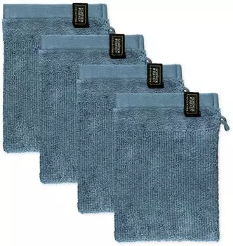 Sch&ouml;ner Wohnen Sense Waschhandschuh Frottee Baumwolle 16x21cm, 4er-Set (78006-080-16-21-4)