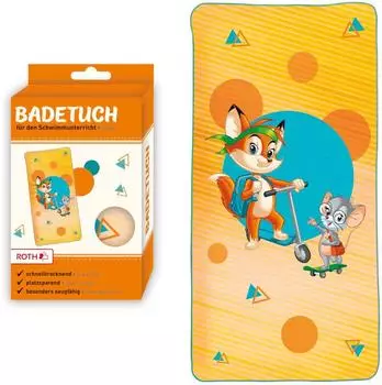 Roth Kinder-Badetuch "Fredo & Fitzi" 60x120cm (89332)