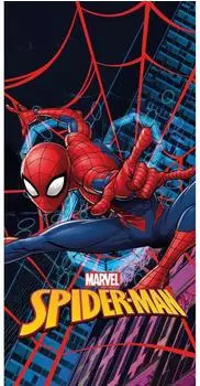 Halantex Spider-Man Strandtuch 100% Baumwolle, 70x140cm (SPM-218T)