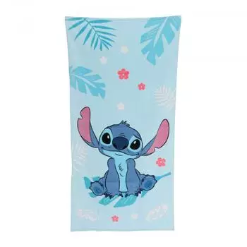 Jerry Fabrics Lilo & Stitch Strandtuch blau, 100% Baumwolle, 70x140cm (24TW147)