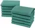 ZOLLNER Seiftücher 10er-Set 100% Baumwolle türkis 30x30cm