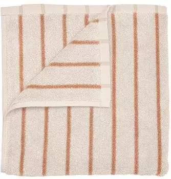 Blomus ARTO G&auml;stehandtuch 2er-Set, 100% Baumwolle, moonbeam/amber brown, 30x50cm (67350)