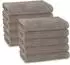 ZOLLNER Handtücher 10er-Set, 100% Baumwolle, 50x100cm, taupe