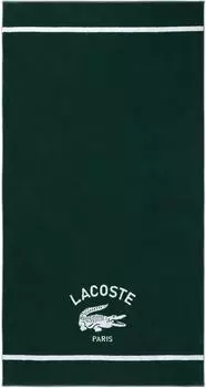 Lacoste LORIGIN Badetuch Frottier 90x160cm, gr&uuml;n, 100% Baumwolle (92111310-0)