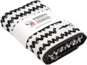 Vossen Handtuch Charlie Brown 50 x 100 cm Baumwolle Schwarz