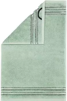 Vossen Gästetuch Cult de Luxe 30 x 50 cm Baumwolle Soft Green