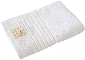 Dyckhoff Nature Duschtuch 70x140cm, 100% Bio-Baumwolle, weiß