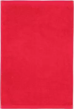 Vossen Gästetuch Vegan Life 40 x 60 cm Baumwolle Rot Kirsche