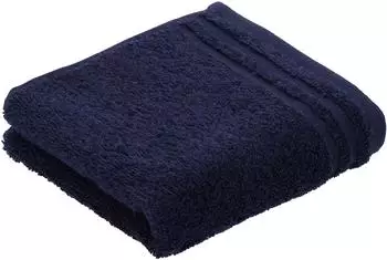Vossen G&auml;stetuch Calypso Feeling 30x50 cm Baumwolle Marine Blau