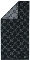 JOOP! Duschtuch Classic Cornflower Frottierkollektion - Walkfrottier Schwarz /