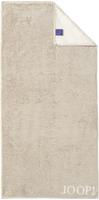 JOOP! Handt&uuml;cher Classic Doubleface 1600, 100% Baumwolle (1-St) beige 80 cm x 200 cm