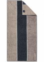 Joop! Saunatuch, Grau, Textil, Gestreift, 80x200 cm, Freizeit, Wellness, Saunat&uuml;cher