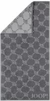 Joop! Handtuch Cornflower, Anthrazit, Textil, Blume, 50x100 cm, Made in Germany,