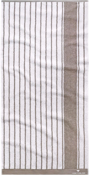 Tom Tailor Navy Stripes 70x140cm weiß/stein