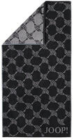 Joop! Handtuch Cornflower, Schwarz, Textil, Blume, 50x100 cm, Made in Germany,