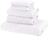 M&ouml;ve Handtuch Set "Basic" 5tlg.-Set: 2xG&auml;ste- 2xHand- und 1xBadetuch in