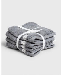 GANT 4-pack Organic Cotton Premium Towel 30x30 (852007201-161) elephant grey