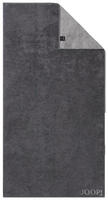 Joop! Duschtuch Classic Doubleface, Anthrazit, Textil, 80x150 cm, Made in Germany,