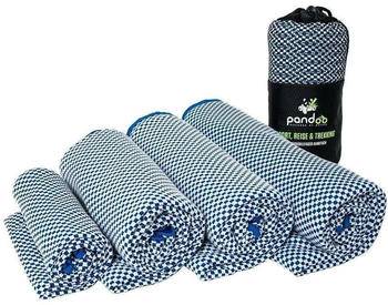 Pandoo Bambus-Handtuch M 80x130 cm blau