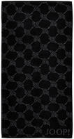 Joop! Duschtuch Cornflower, Schwarz, Textil, 80x150 cm, Textiles Vertrauen -
