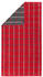 Cawö Handtuch Modernes Design 80x200cm rot