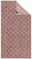 Joop! Duschtuch Cornflower, Rosa, Textil, Blume, 80x150 cm, Textiles Vertrauen -