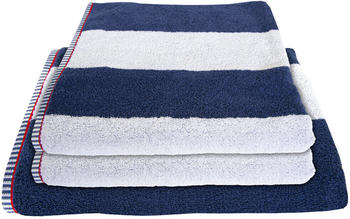 Dyckhoff Duschtuch Maritim Block Stripe 70 x 140 cm Navy