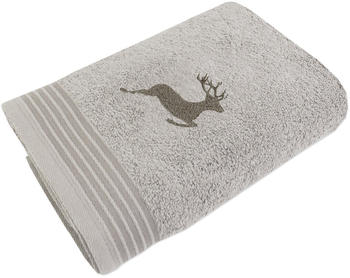 Framsohn Frottier Gästetuch Hirsch 30 x 50 cm Oxford Tan - Beige