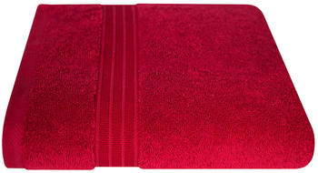 Dyckhoff Frottierserie Siena Handtuch 50 x 100 cm Granat - Rot