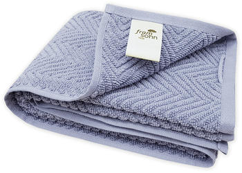 Framsohn Handtuch Ocean 50 x 100 cm Natural Taubenblau
