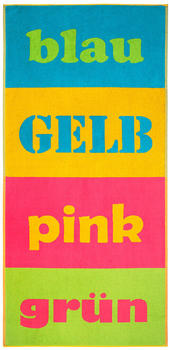 Dyckhoff Strandtuch Liegetuch Colors 80 x 180 cm Bunt