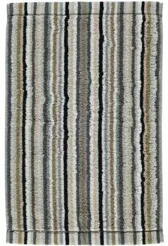 Cawö Gästehandtuch LIFESTYLE STREIFEN Kieselgrau - Kieselgrau gemustert - 30 x 50 cm