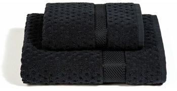 Caleffi Sirena towel set black