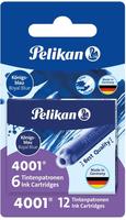 Pelikan F&uuml;llerpatronen 4001&reg;, 2 x 6er Set k&ouml;nigsblau